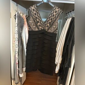Fancy, wedding party dress high stretch